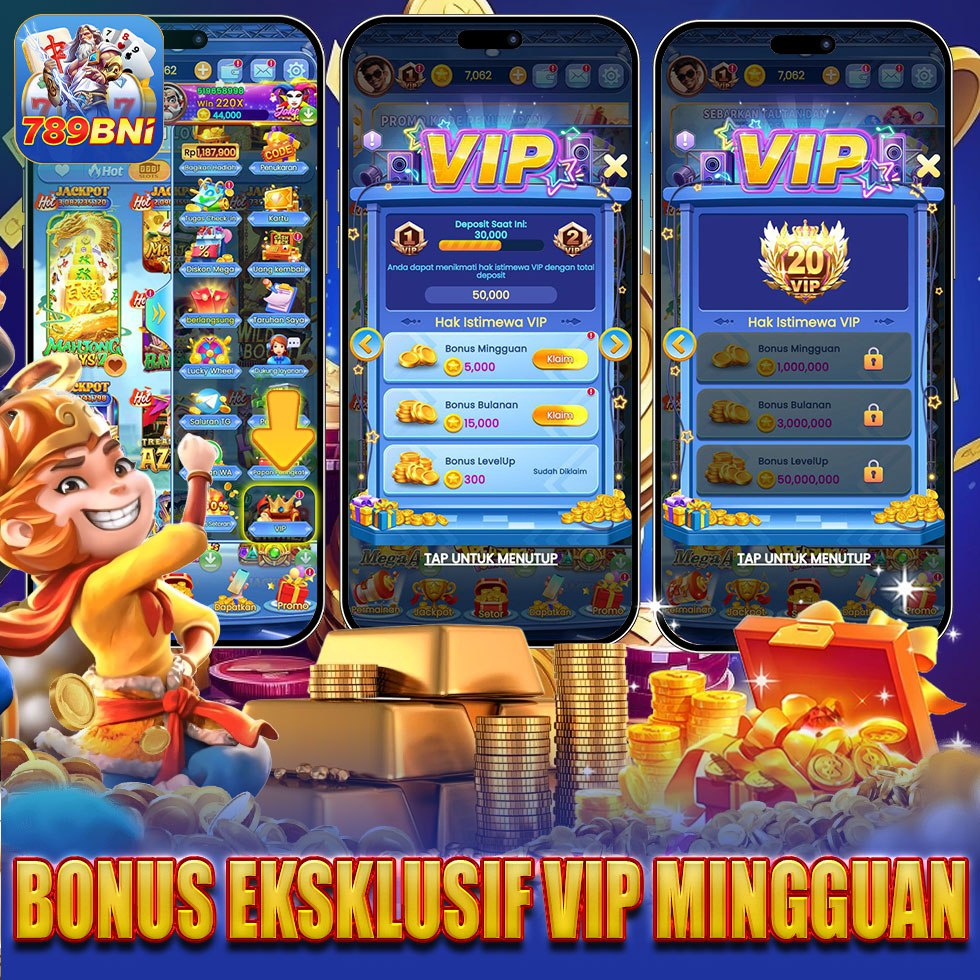 BNI 789 bonus eksklusif VIP mingguan
