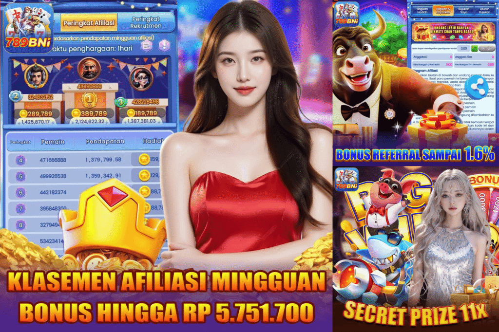 Lihat 789bni Aplikasi: klasemen afiliasi mingguan bonus hingga rp  5.751.700