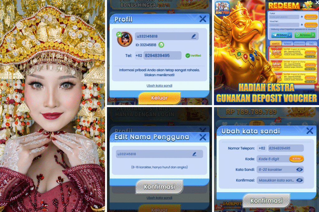 cara login di bni789 at ekstra deposit bonus 