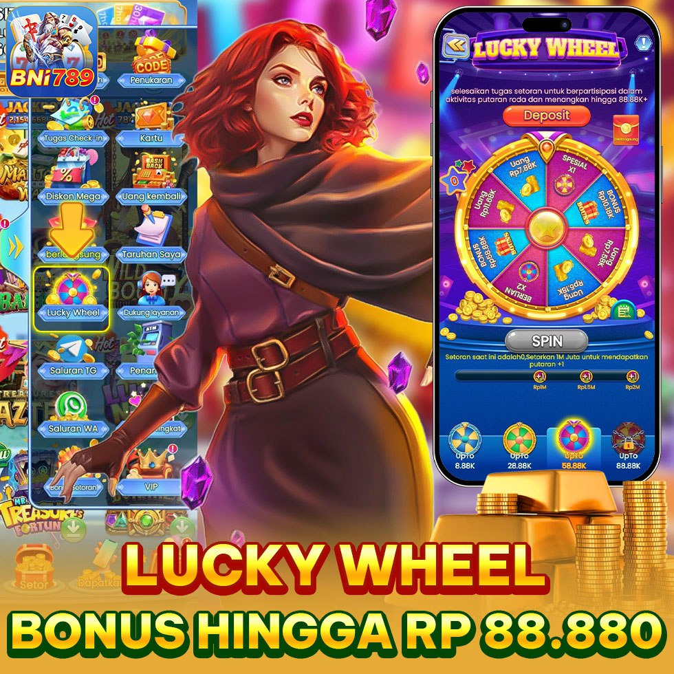 lucky wheel bonus hingga Rp 88.880 di bni789 2026 promo