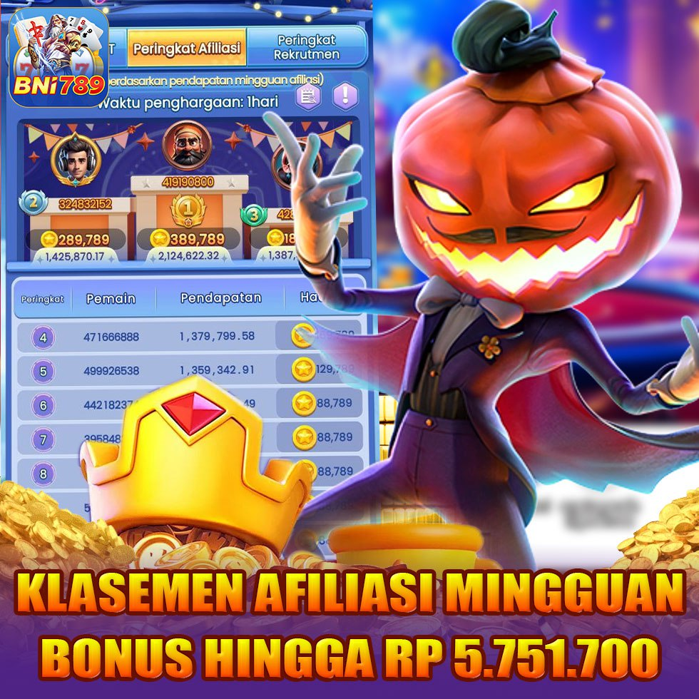 klasemen afiliasi mingguan bonus hingga Rp 5.751.700
